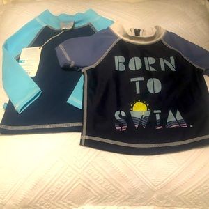 2 rash guards NWT Gap and Honest Baby 0-6 months